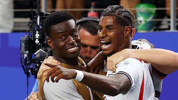 Marcus Rashford and Marc Guehi